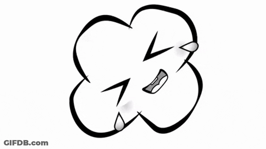 Rolling On Floor Laughing Cloud Sticker GIF