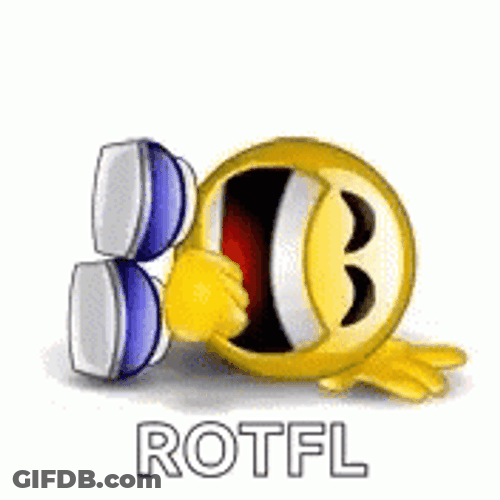 Rolling On Floor Laughing Pacman Emoji GIF