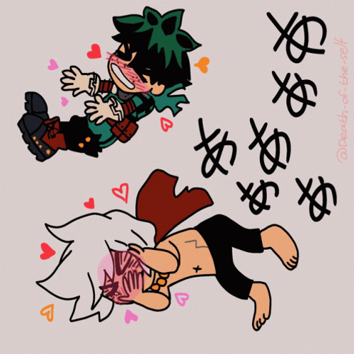 Rolling On The Floor Laughing My Hero Academia GIF
