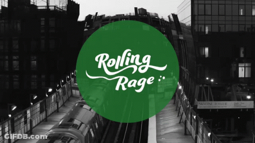 Rolling Rage Green Circle GIF