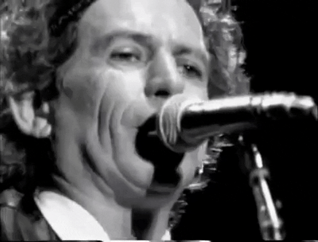 Rolling Stones Legendary Keith Richards Singing GIF