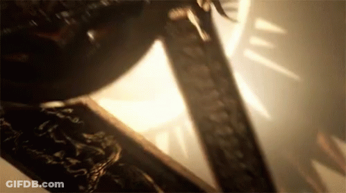 Roman Numeral Clock Face Close Up GIF