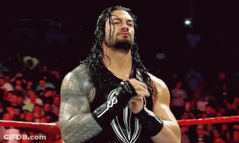 Roman Reigns Cracking Knuckles GIF
