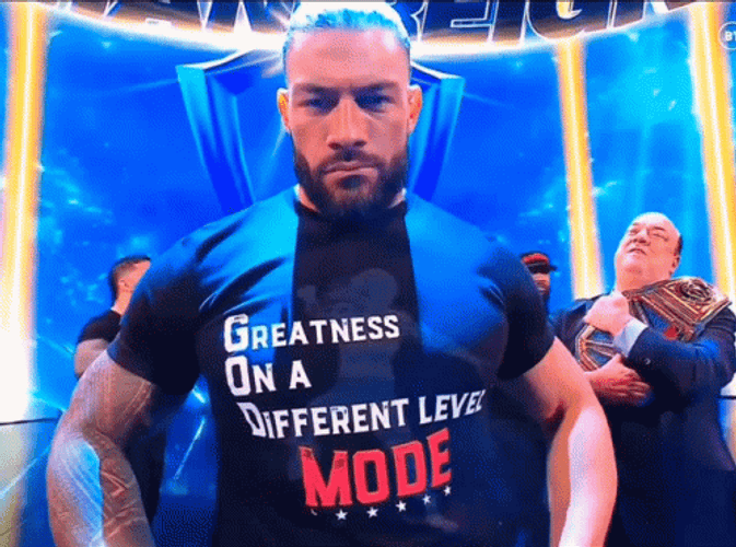 Roman Reigns God Mode Shirt GIF