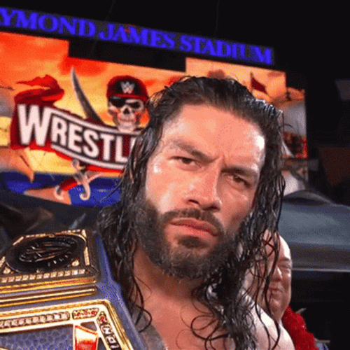 Roman Reigns Sniff Acknowledge Me GIF