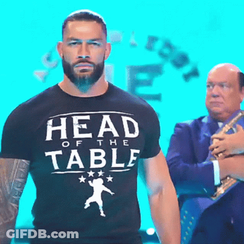 Roman Reigns Walk Entrance Cool GIF
