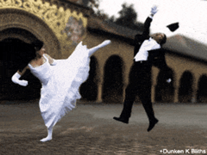 Romance Couple Funny Fight GIF