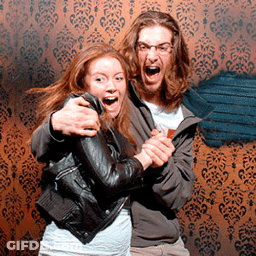 Romance Nightmares Funny Couple Pictures GIF