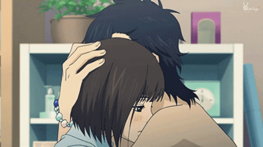 Romantic Animated Hug Cute GIF