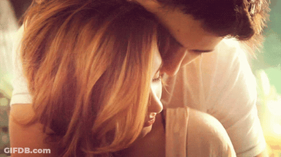 Romantic Couple Cuddling GIF