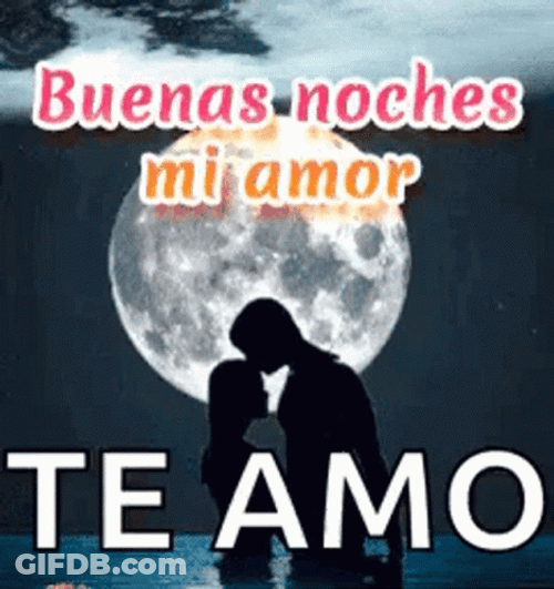 Romantic Couple Forehead Kiss Buenas Noches Amor GIF
