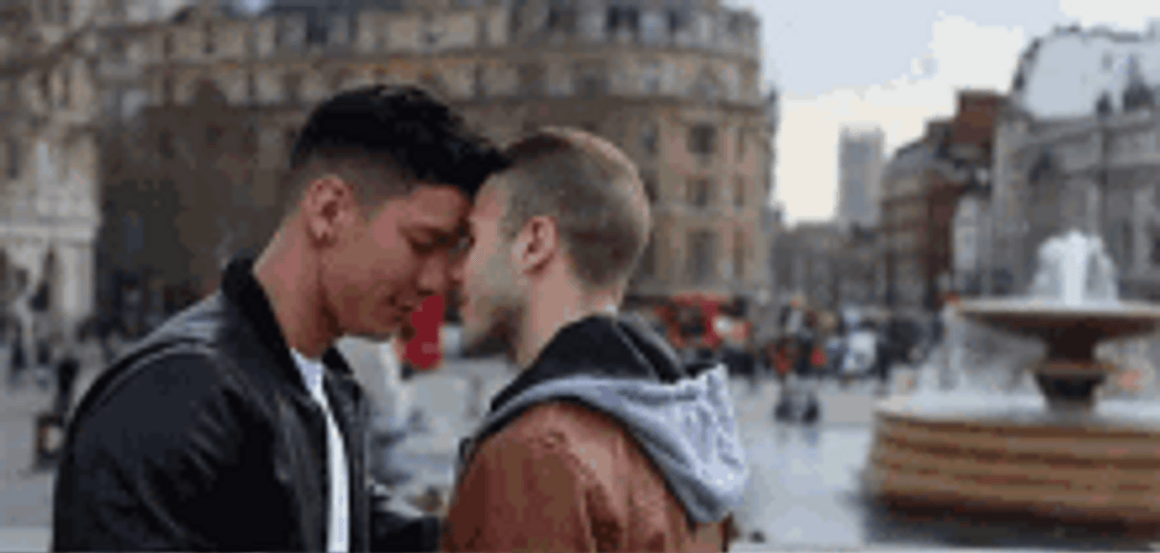 Romantic Couple Gay Love Wins Nuzzling GIF