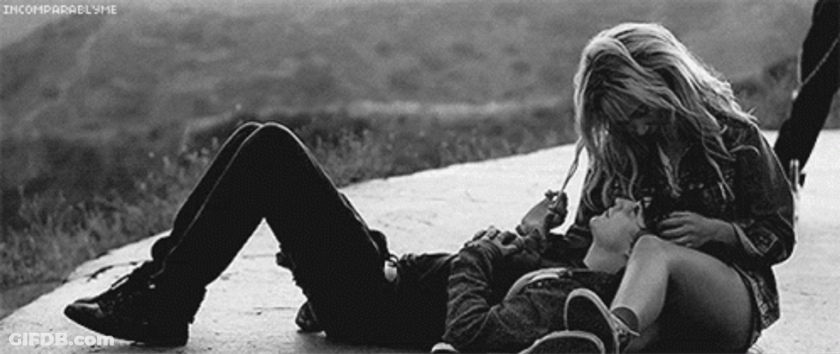 Romantic Couple Quality Time Caressing GIF