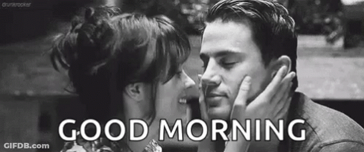Romantic Good Morning Rachel Mcadams Channing Tatum GIF