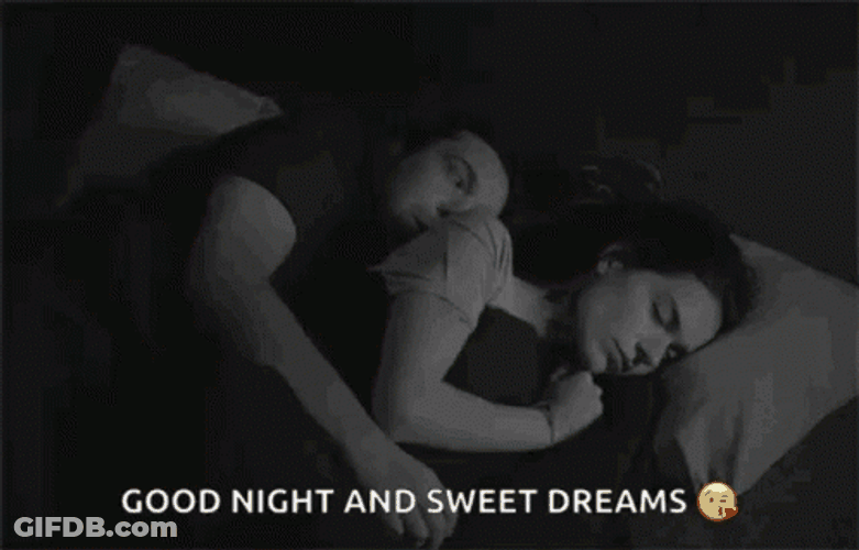 Romantic Good Night Hug Tight GIF