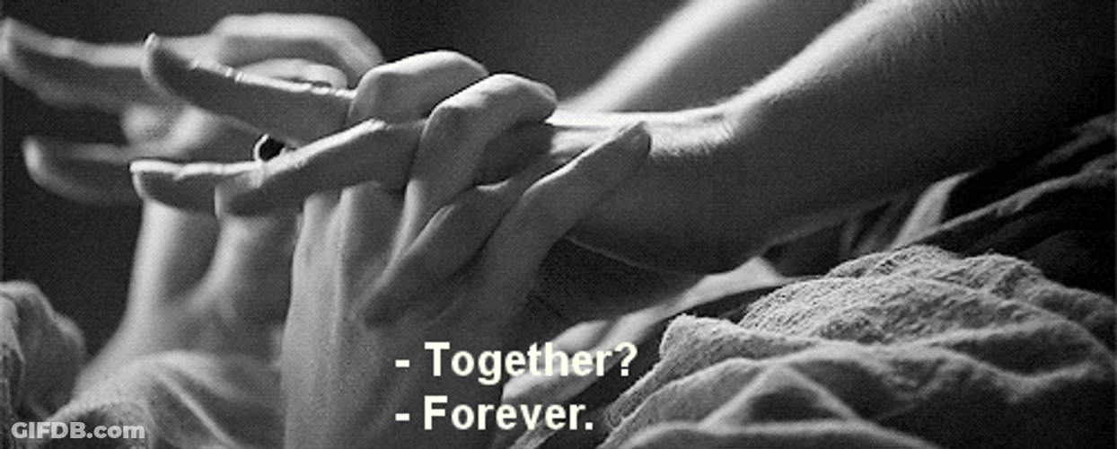 Romantic Holding Hand Promise GIF