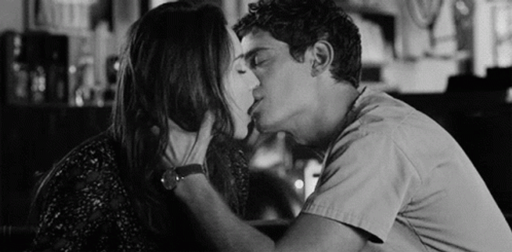 Romantic Hot Couple Kissing GIF
