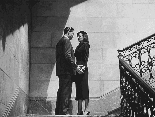 Romantic Hug Vintage Film Holding Hands GIF