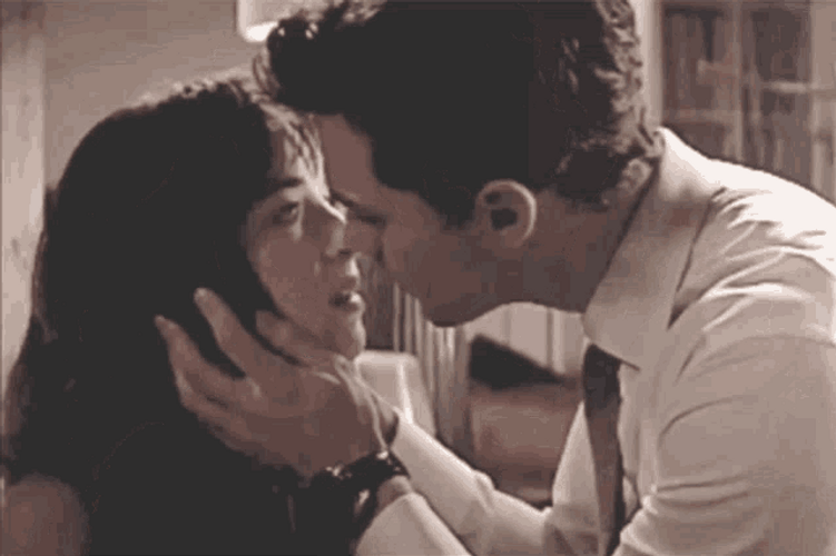 Romantic Kiss Fifty Shades Of Grey GIF