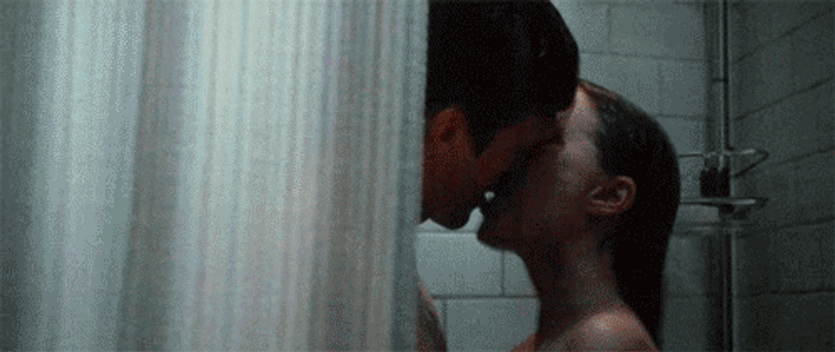 Romantic Kiss Shower No Strings Attached GIF