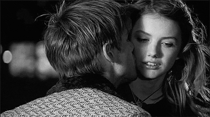 Romantic Love Kissing On Cheeks GIF