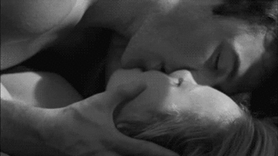 Romantic Love Of Kissing Actors GIF