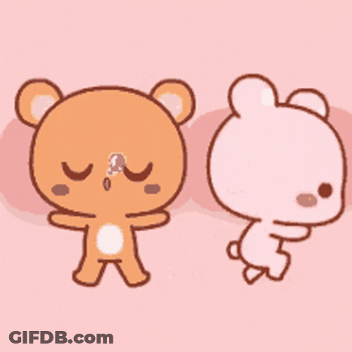 Romantic Relationship Couple Bears Sleep GIF