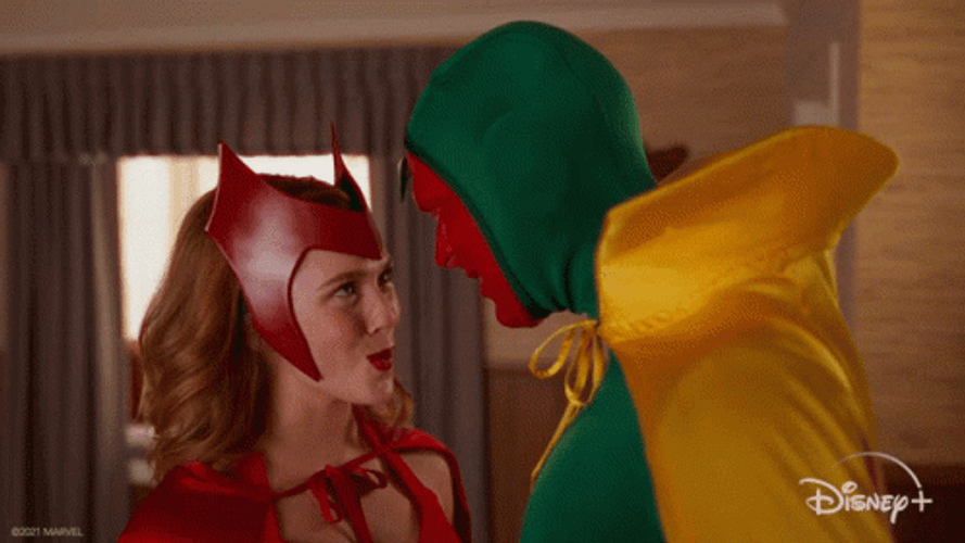Romantic Wandavision Couple GIF