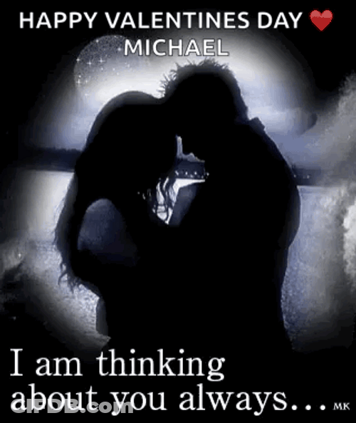 Romantically Miss You Michael Happy Valentines Day GIF
