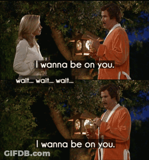 Ron Burgundy Veronica Corningstone Anchorman Meme GIF