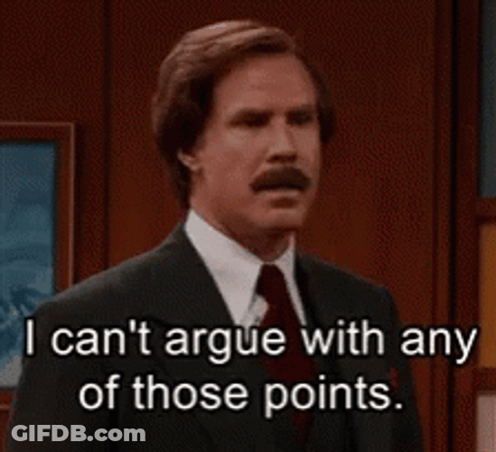 Ron Burgundy Will Ferrell Debate Argue Meme GIF