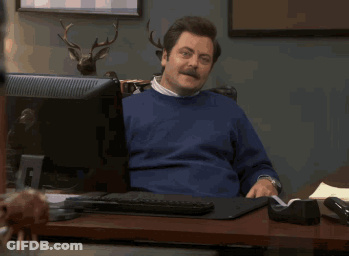 Ron Swanson Nick Offerman GIF