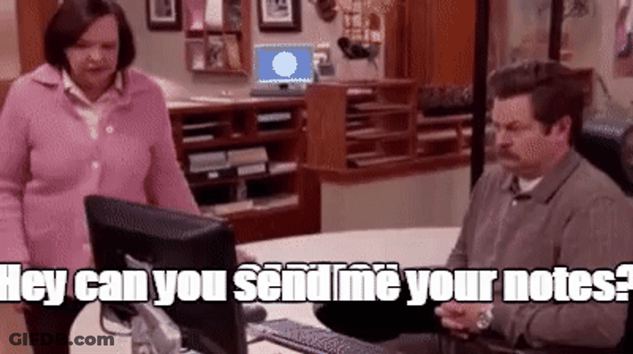 Ron Swanson Swivel Chair Avoiding Boss GIF