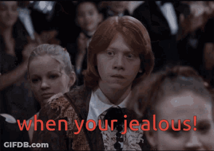 Ron Weasely Is Jealous GIF
