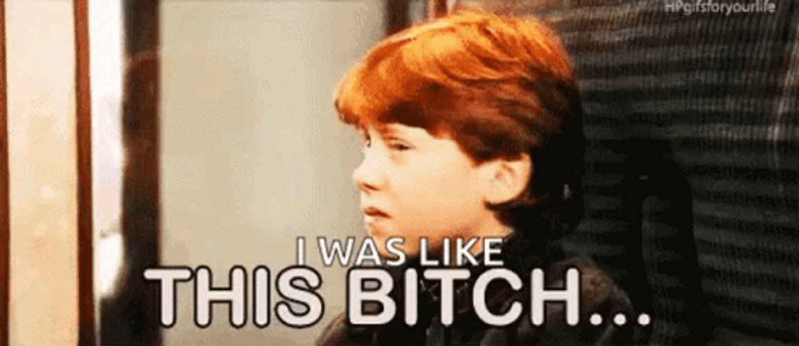 Ron Weasley Annoyed Reaction GIF
