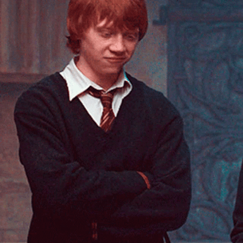 Ron Weasley Arms Crossed GIF