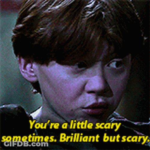 Ron Weasley Brilliant Scary GIF