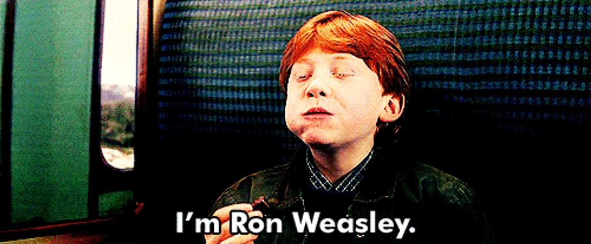 Ron Weasley Eating GIF