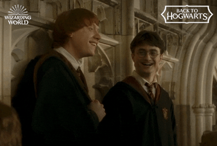 Ron Weasley Harry Potter Laugh GIF