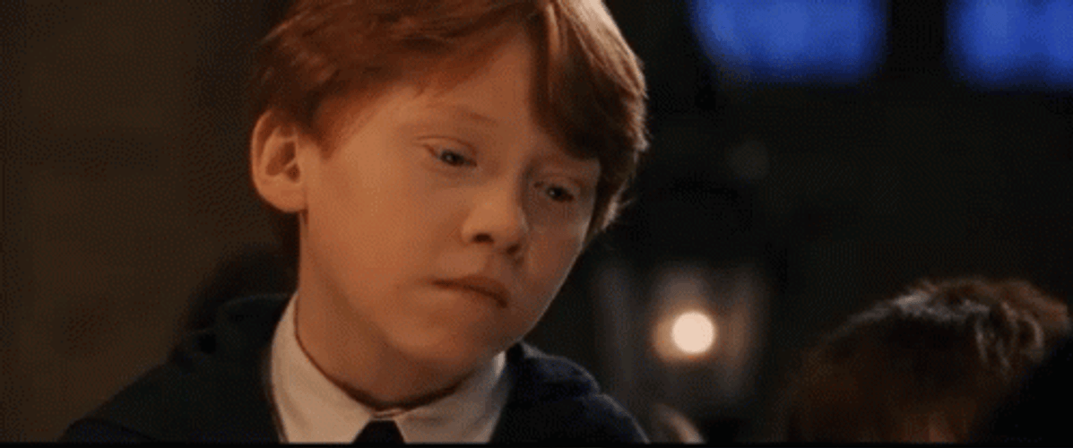 Ron Weasley Sad Cute GIF