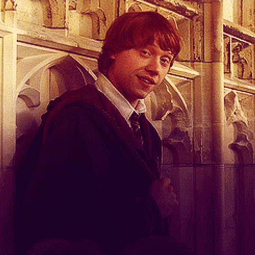 Ron Weasley Smile GIF