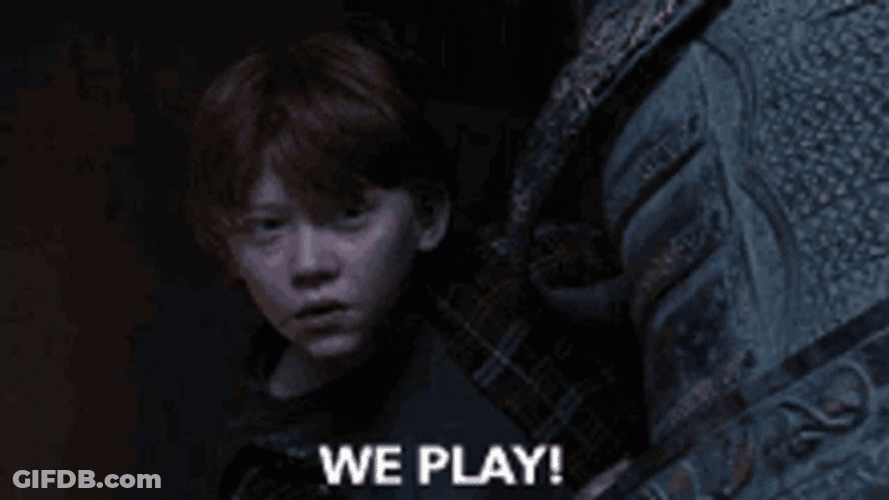 Ron Weasley We Play GIF