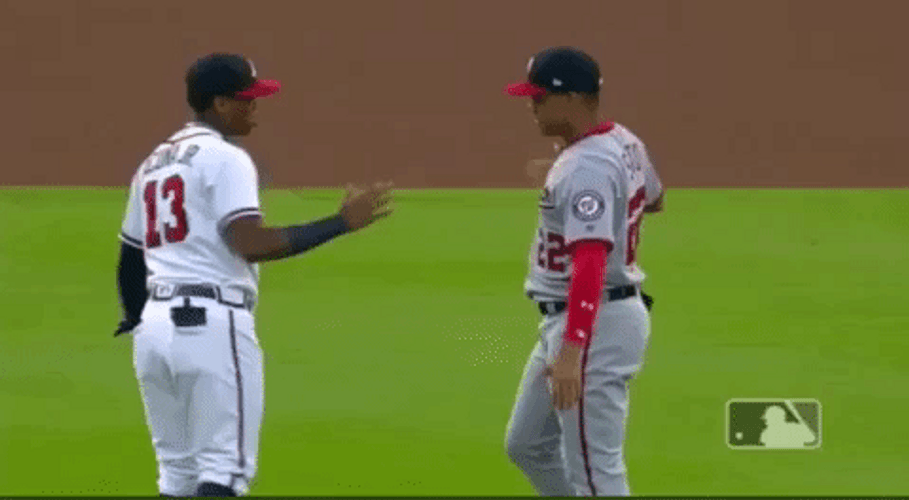 Ronald Acuna Jr Handshake Opponent GIF