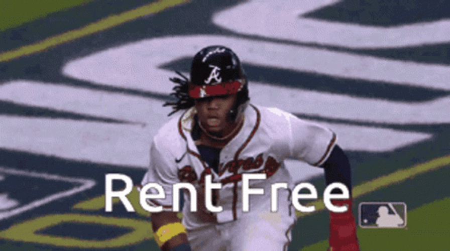 Ronald Acuna Jr Rent Free Diving To Base GIF