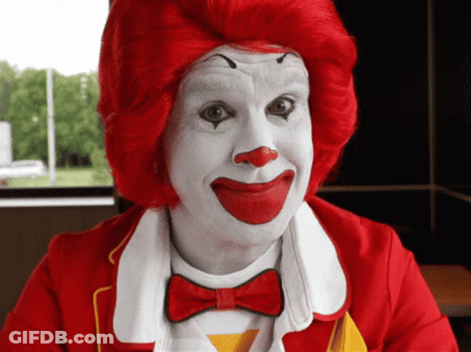 Ronald Mcdonald Hello GIF