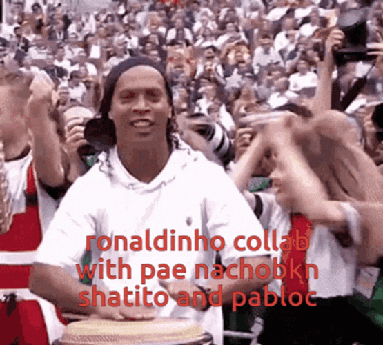 Ronaldinho Collab With Pae Nachobkn GIF