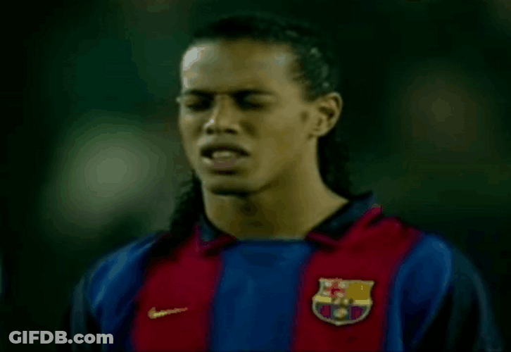 Ronaldinho Praying Before Playing GIF