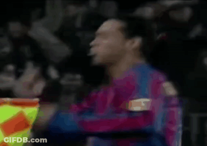 Ronaldinho Winning Dancing Moves GIF