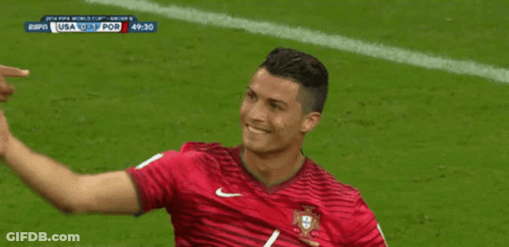 Ronaldo Al Nassr Hand Pull From Field GIF