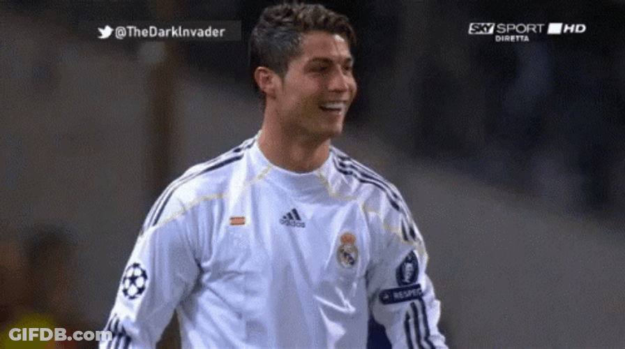Ronaldo Al Nassr Hugs Teammate GIF